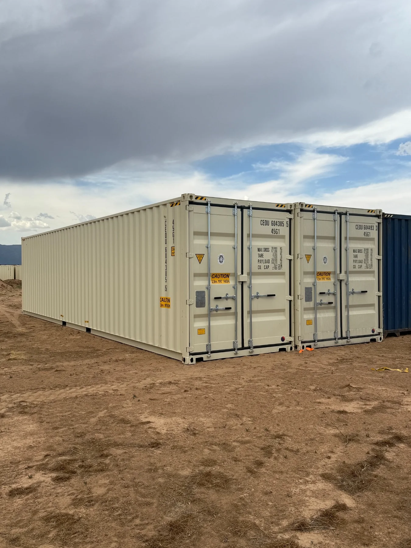 40' High Cube New One-Trip Containers photo